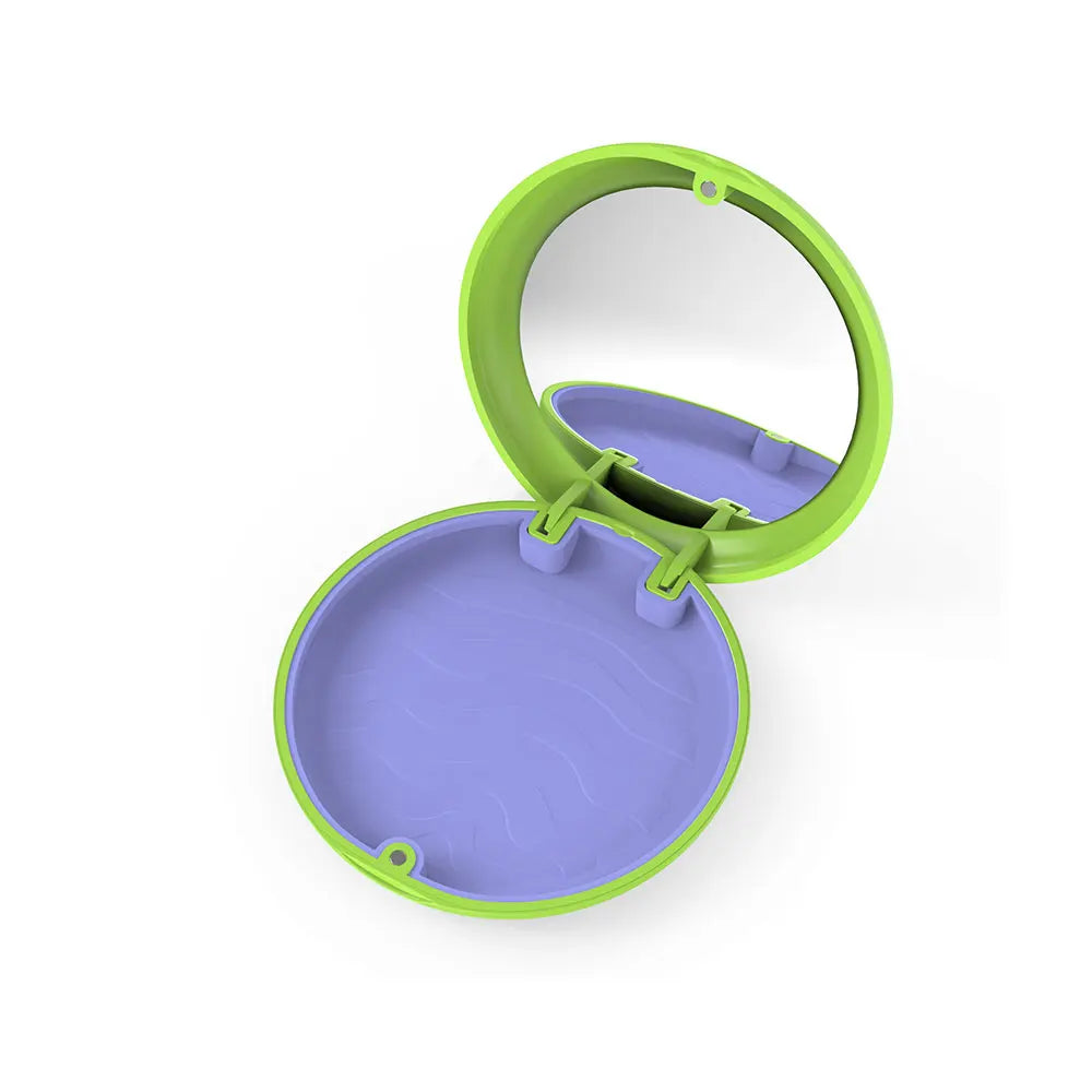 Caixa retentora de dentes falsos, estojo de armazenamento de dentadura, protetor bucal, alinhador, recipiente de ortodôntica, organizador de suprimentos de higiene oral